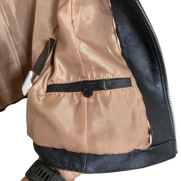 Wilson leather distressed jacket size L - Picture 8 of 10